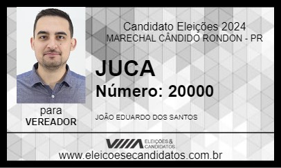 Candidato JUCA 2024 - MARECHAL CÂNDIDO RONDON - Eleições