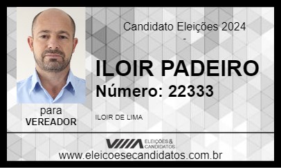 Candidato ILOIR PADEIRO 2024 - MARECHAL CÂNDIDO RONDON - Eleições