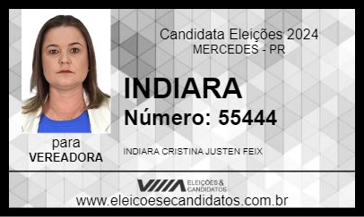 Candidato INDIARA 2024 - MERCEDES - Eleições