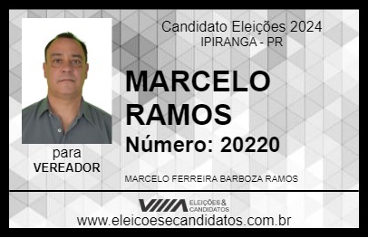 Candidato MARCELO RAMOS 2024 - IPIRANGA - Eleições