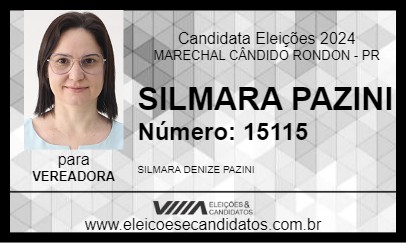 Candidato SILMARA PAZINI 2024 - MARECHAL CÂNDIDO RONDON - Eleições