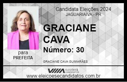 Candidato GRACIANE CAVA 2024 - JAGUARIAÍVA - Eleições