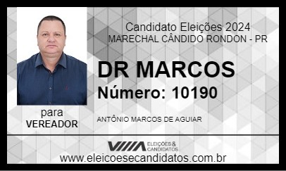 Candidato DR MARCOS 2024 - MARECHAL CÂNDIDO RONDON - Eleições