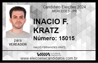 Candidato INACIO F. KRATZ 2024 - MERCEDES - Eleições