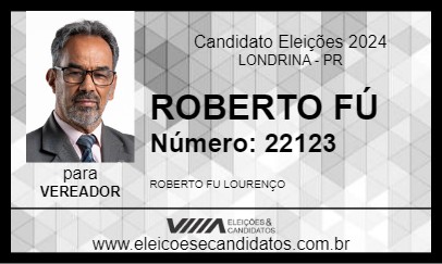 Candidato ROBERTO FÚ 2024 - LONDRINA - Eleições