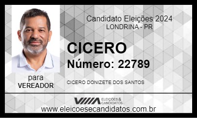 Candidato CICERO 2024 - LONDRINA - Eleições