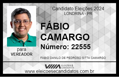 Candidato FÁBIO CAMARGO 2024 - LONDRINA - Eleições