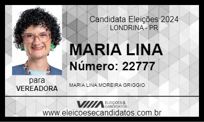 Candidato MARIA LINA 2024 - LONDRINA - Eleições