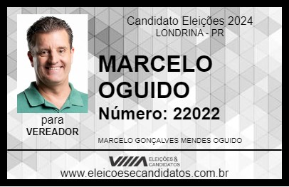 Candidato MARCELO OGUIDO 2024 - LONDRINA - Eleições