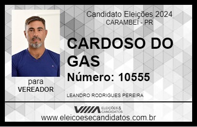 Candidato CARDOSO DO GAS 2024 - CARAMBEÍ - Eleições