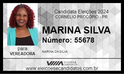 Candidato MARINA SILVA 2024 - CORNÉLIO PROCÓPIO - Eleições