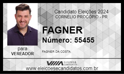 Candidato FAGNER 2024 - CORNÉLIO PROCÓPIO - Eleições