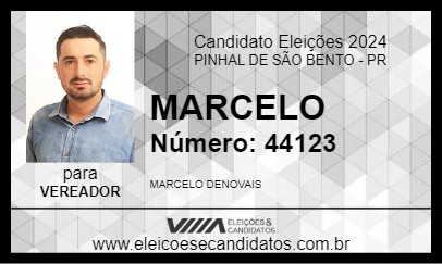 Candidato MARCELO 2024 - PINHAL DE SÃO BENTO - Eleições