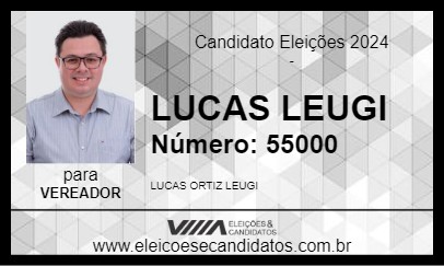 Candidato LUCAS LEUGI 2024 - APUCARANA - Eleições