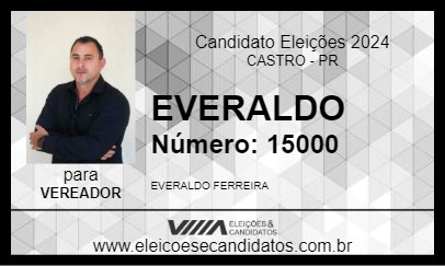 Candidato EVERALDO 2024 - CASTRO - Eleições