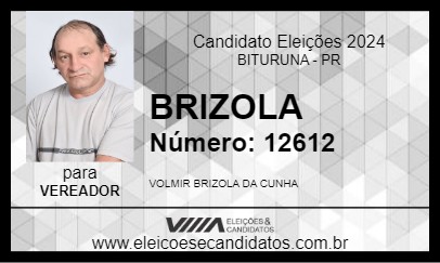 Candidato BRIZOLA 2024 - BITURUNA - Eleições