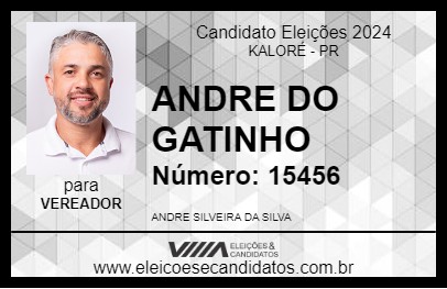 Candidato ANDRE DO GATINHO 2024 - KALORÉ - Eleições