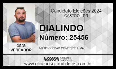 Candidato DIALINDO 2024 - CASTRO - Eleições