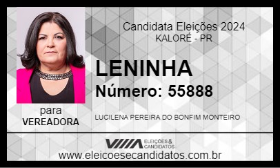 Candidato LENINHA 2024 - KALORÉ - Eleições