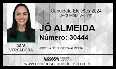 Candidato JÔ ALMEIDA 2024 - JAGUARIAÍVA - Eleições