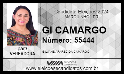 Candidato GI CAMARGO 2024 - MARQUINHO - Eleições