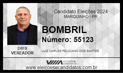 Candidato BOMBRIL 2024 - MARQUINHO - Eleições