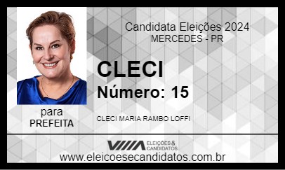 Candidato CLECI 2024 - MERCEDES - Eleições