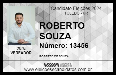 Candidato ROBERTO SOUZA 2024 - TOLEDO - Eleições