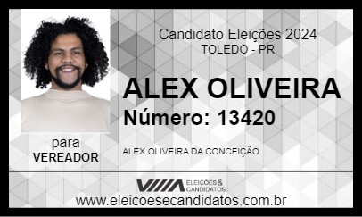 Candidato ALEX OLIVEIRA 2024 - TOLEDO - Eleições