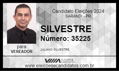 Candidato SILVESTRE 2024 - SARANDI - Eleições