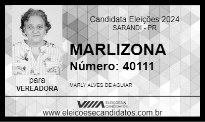 Candidato MARLIZONA 2024 - SARANDI - Eleições