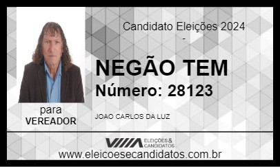 Candidato NEGÃO TEM 2024 - IRATI - Eleições