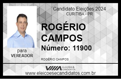 Candidato ROGÉRIO CAMPOS 2024 - CURITIBA - Eleições