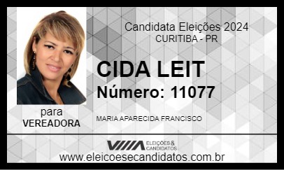 Candidato CIDA LEIT 2024 - CURITIBA - Eleições