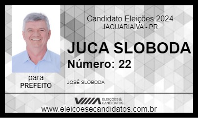 Candidato JUCA SLOBODA 2024 - JAGUARIAÍVA - Eleições