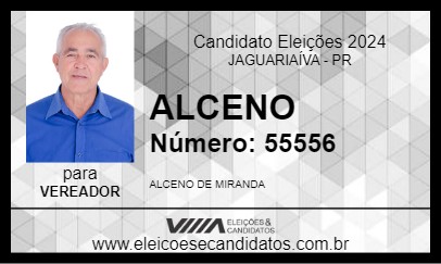 Candidato ALCENO 2024 - JAGUARIAÍVA - Eleições