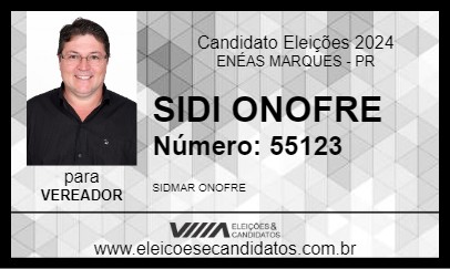 Candidato SIDI ONOFRE 2024 - ENÉAS MARQUES - Eleições