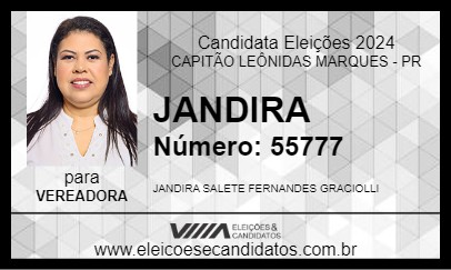 Candidato JANDIRA 2024 - CAPITÃO LEÔNIDAS MARQUES - Eleições