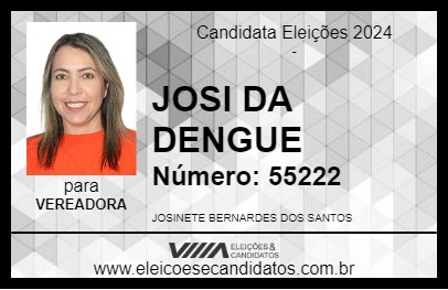 Candidato JOSI DA DENGUE 2024 - MOREIRA SALES - Eleições