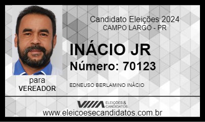 Candidato INÁCIO JR 2024 - CAMPO LARGO - Eleições