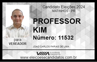 Candidato PROFESSOR KIM 2024 - MATINHOS - Eleições