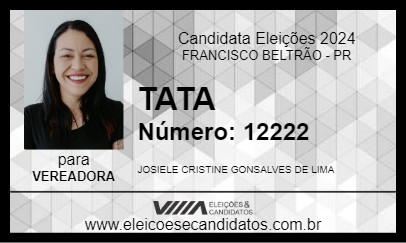 Candidato TATA 2024 - FRANCISCO BELTRÃO - Eleições