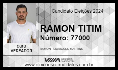 Candidato RAMON TITIM 2024 - AMAPORÃ - Eleições