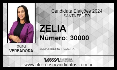 Candidato ZELIA 2024 - SANTA FÉ - Eleições