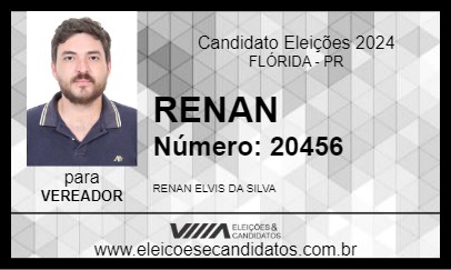 Candidato RENAN 2024 - FLÓRIDA - Eleições