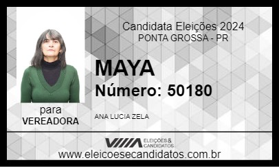 Candidato MAYA 2024 - PONTA GROSSA - Eleições