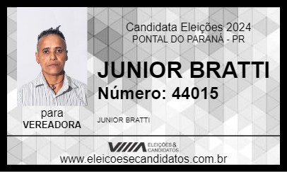 Candidato JUNIOR BRATTI 2024 - PONTAL DO PARANÁ - Eleições