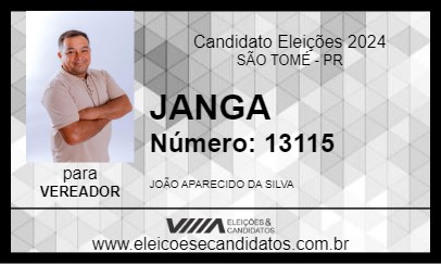 Candidato JANGA 2024 - SÃO TOMÉ - Eleições