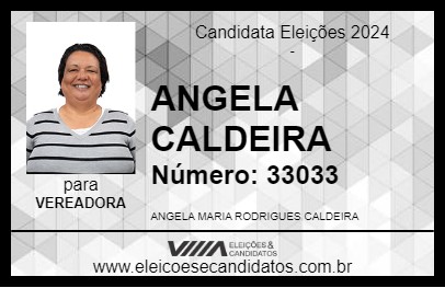 Candidato ANGELA CALDEIRA 2024 - CIANORTE - Eleições