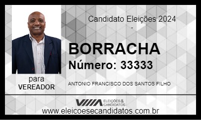 Candidato BORRACHA 2024 - CIANORTE - Eleições